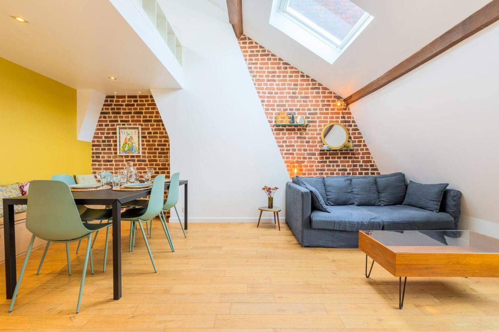 דירות Charming Bright Flat In Vieux Lille. מראה חיצוני תמונה